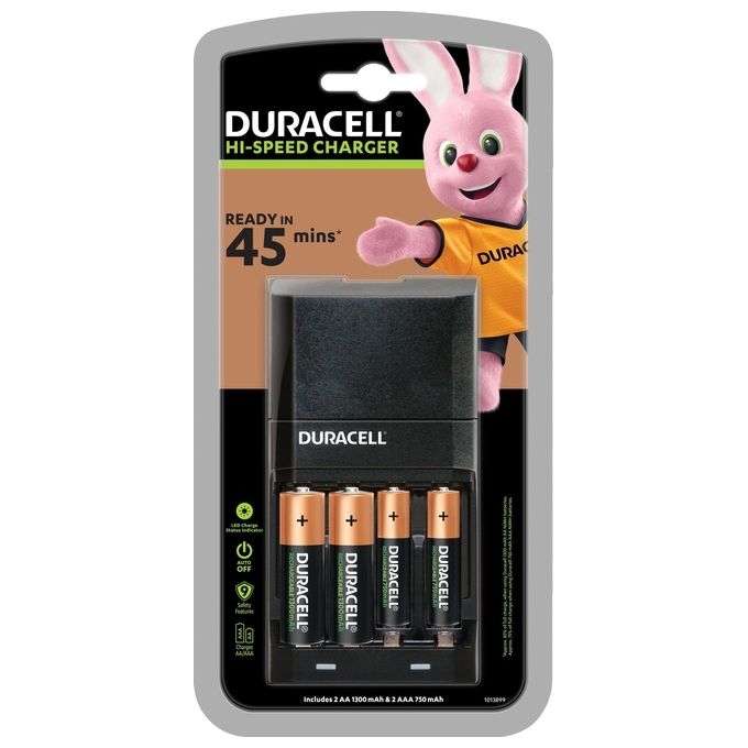 Duracell Caricabatterie Aa/aaa 4pile