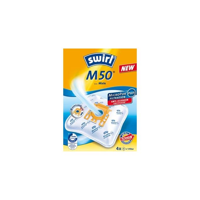5 Sacchetti Per Aspirapolvere ZZ-Clan Compatibili Swirl Y50 – Microfibra, Adatti Agli Allergici - Foto 1