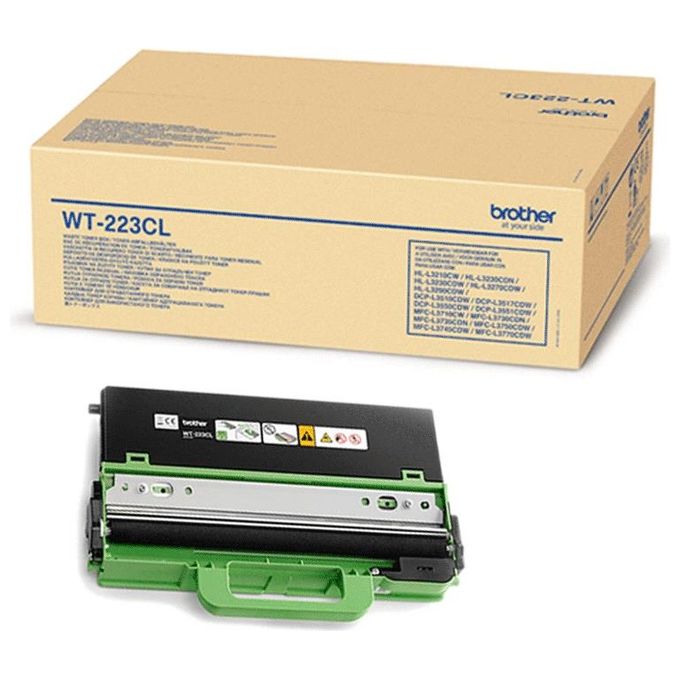 Contenitore Toner Esausto WT229CL Compatibile Brother – Per HL-L3215CW, L3220CW, L3240CDW, L8230CDW, L8240CDW, Fino A 50.000 Pagine