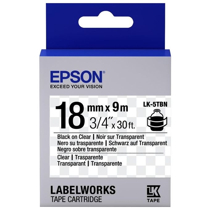 Epson Nastro Lk5tbn Clear
