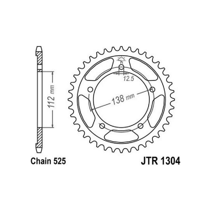 Jt JTR1304.42ZBK Corona 1304
