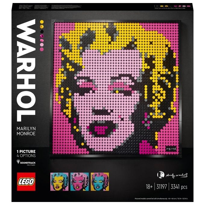 LEGO Art Andy Warhols