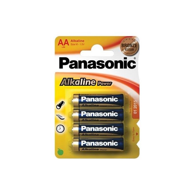 Panasonic 4 Batterie Alkaline