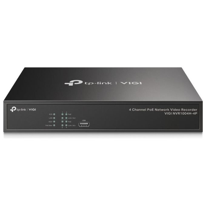 TP-Link VIGI NVR1004H-4P Videoregistratore