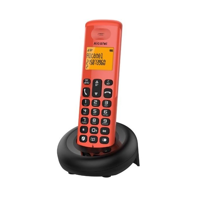 Alcatel E160 Rosso Telefono