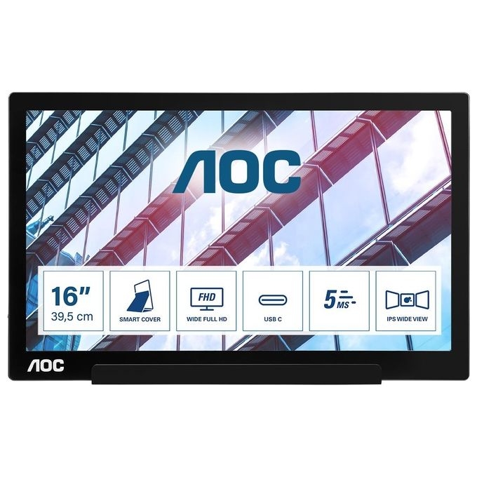 AOC Monitor Flat 15.6