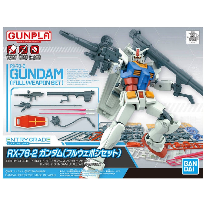 Bandai Gundam Rx-78-2 Full