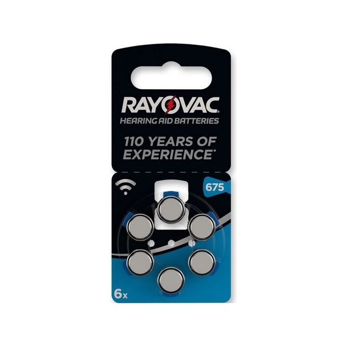 Batterie Acustica Rayovac 675