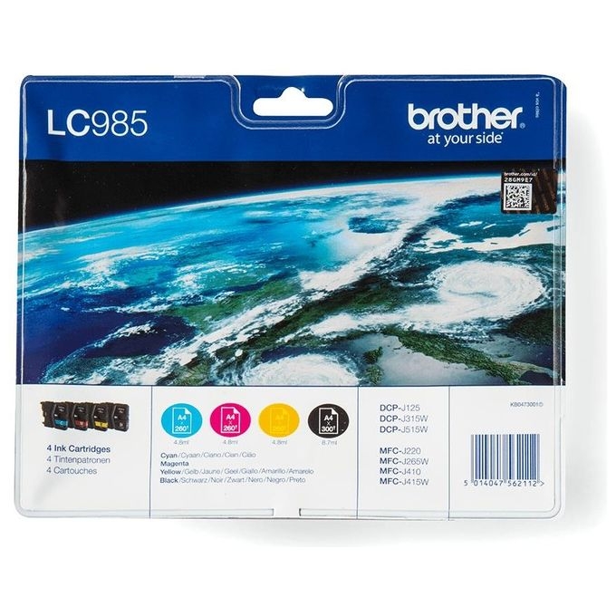 Brother LC-985 CMYB Multicolore