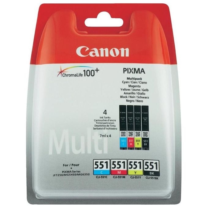 Canon Multipack Cli-551 C/m/y/bk
