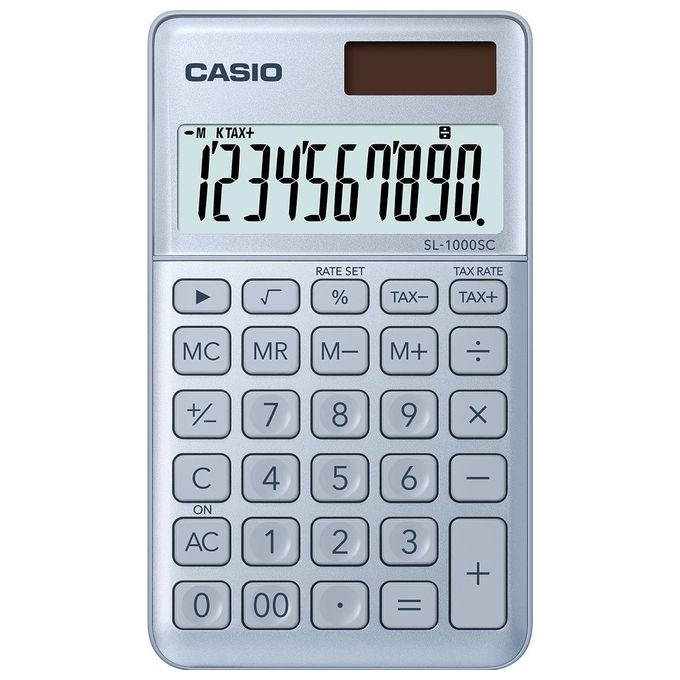 Casio Calcolatrice Tascabile 0,9x7,1x12cm