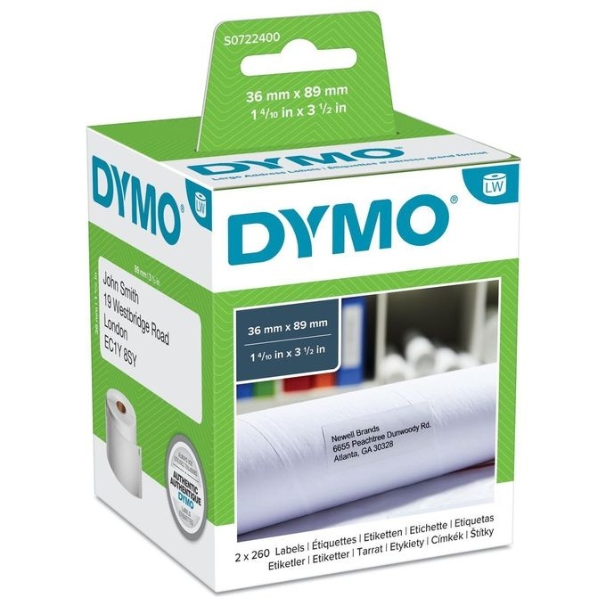 Dymo Cf2x260 Etichette Labelwriter