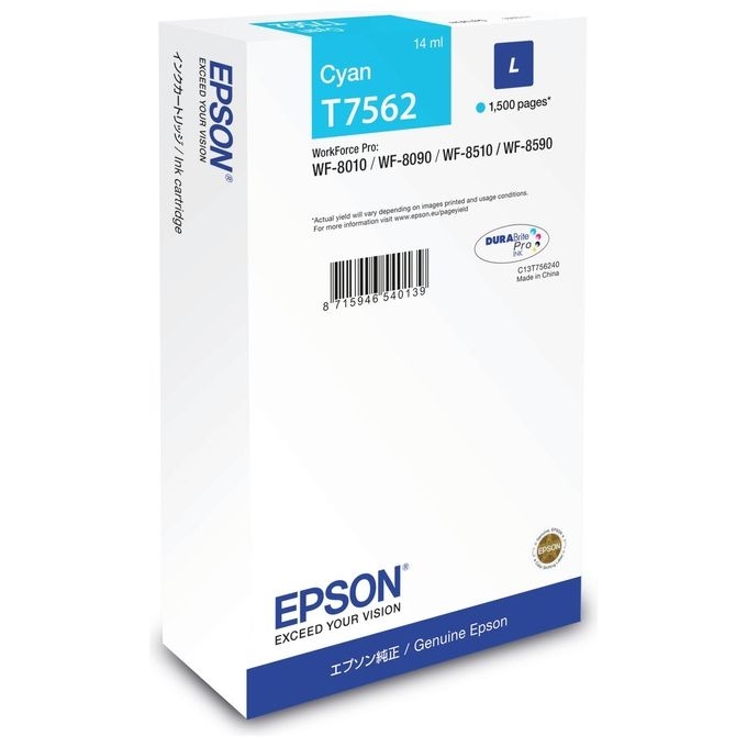Epson Ink T7562 Ciano