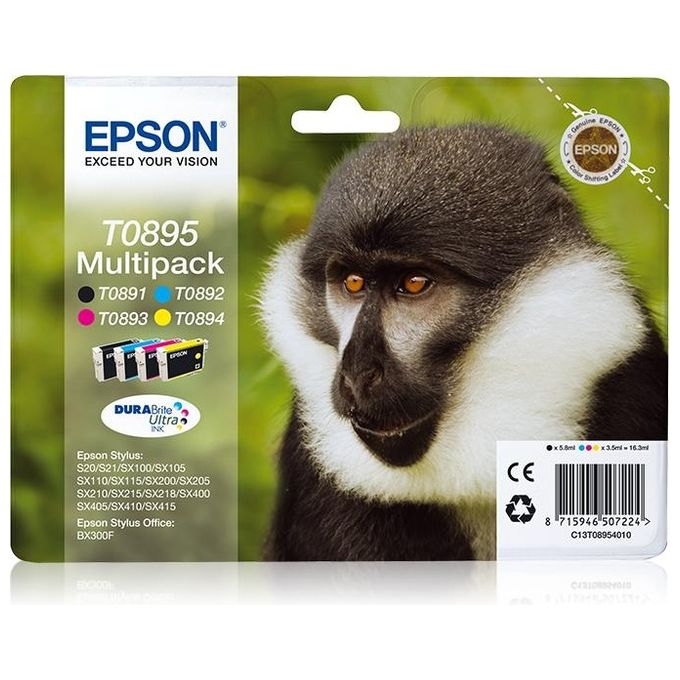 Epson Multipack T0895 Bk/c/m/y