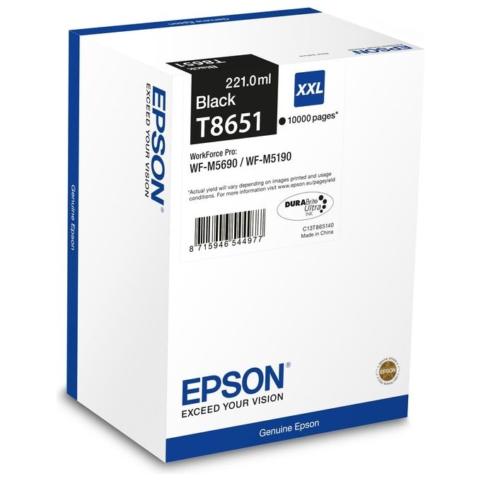Epson T8651 Nero Ricarica