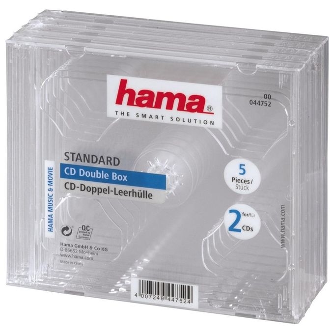 Hama CD-Double-Box Confezione Da