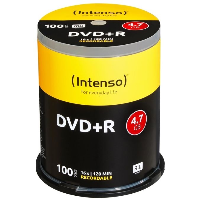 Intenso Dvd+r 4,7gb 100pcs