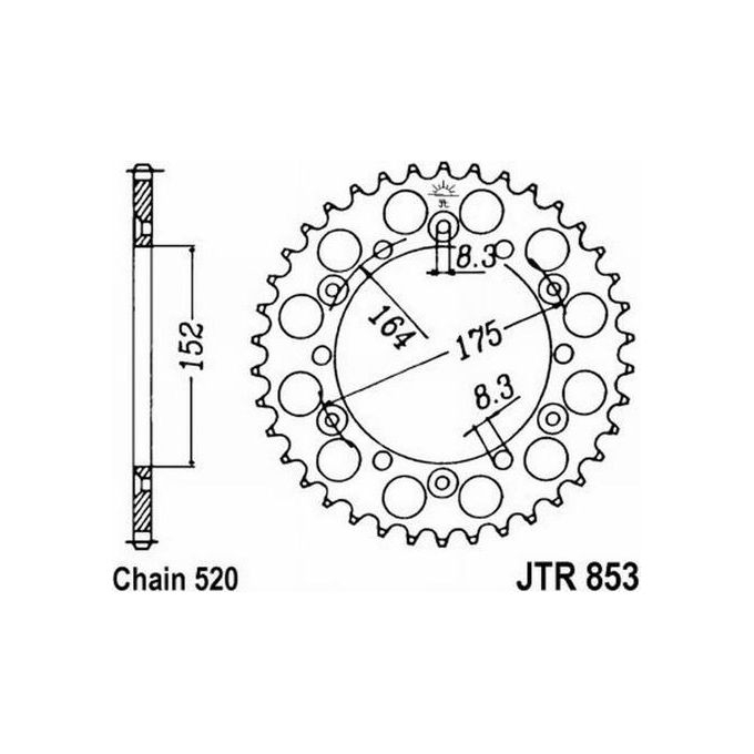 Jt JTR853.40ZBK Corona 853