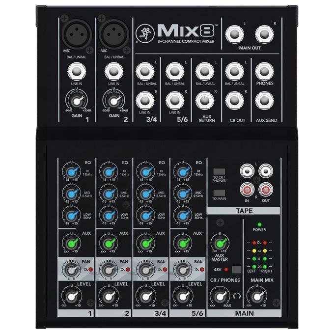 Mackie MIX8 Mixer Compatto