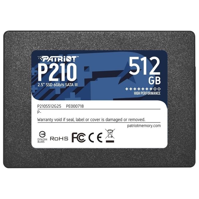 Patriot P210 SSD 512Gb