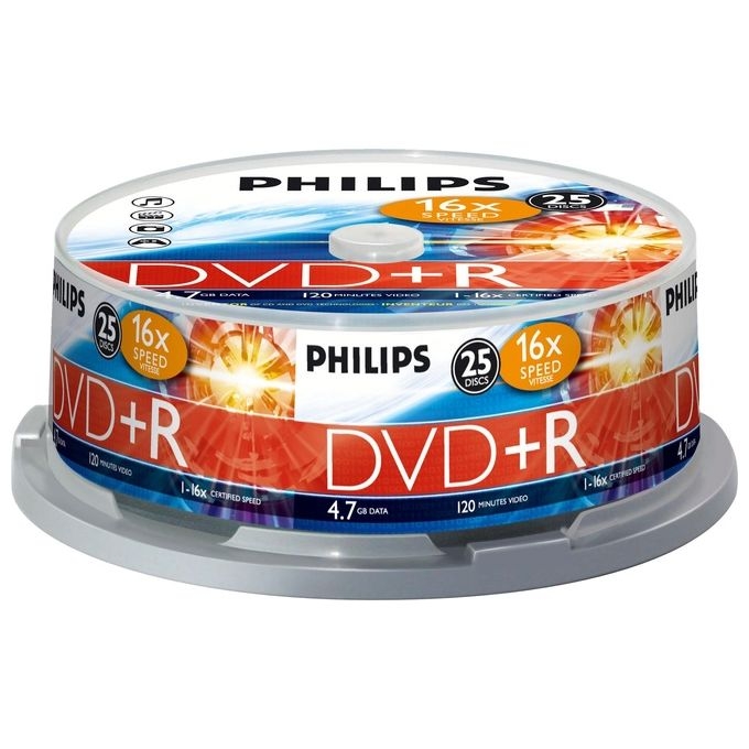 Philips Dvd+r 16x 120m