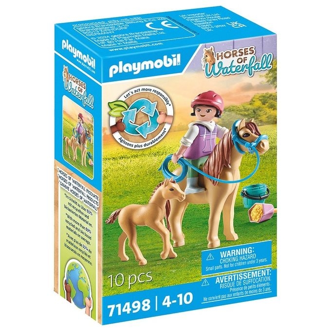Playmobil Bambina Con Pony