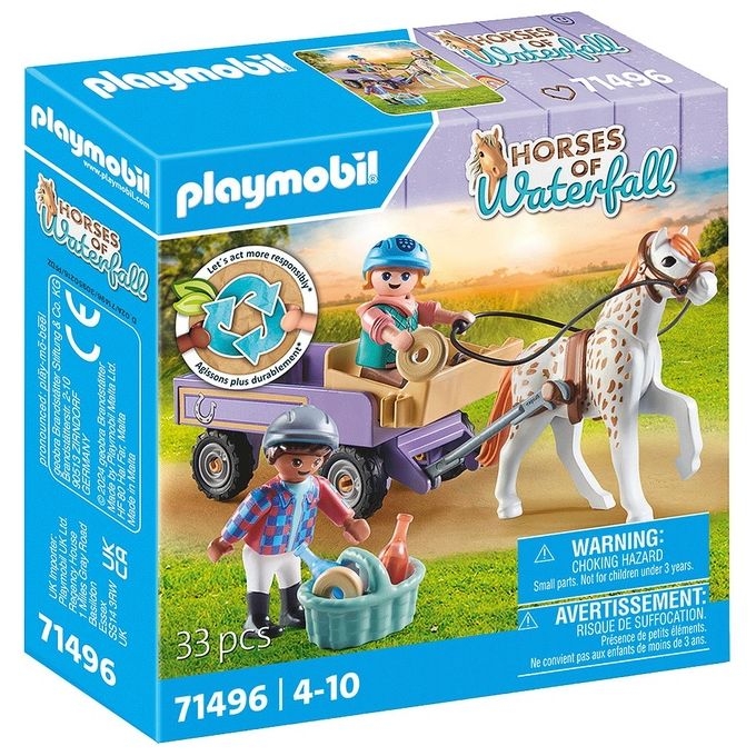 Playmobil Carrozza Con Pony