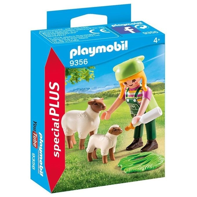 Playmobil Ragazza Con Pecora