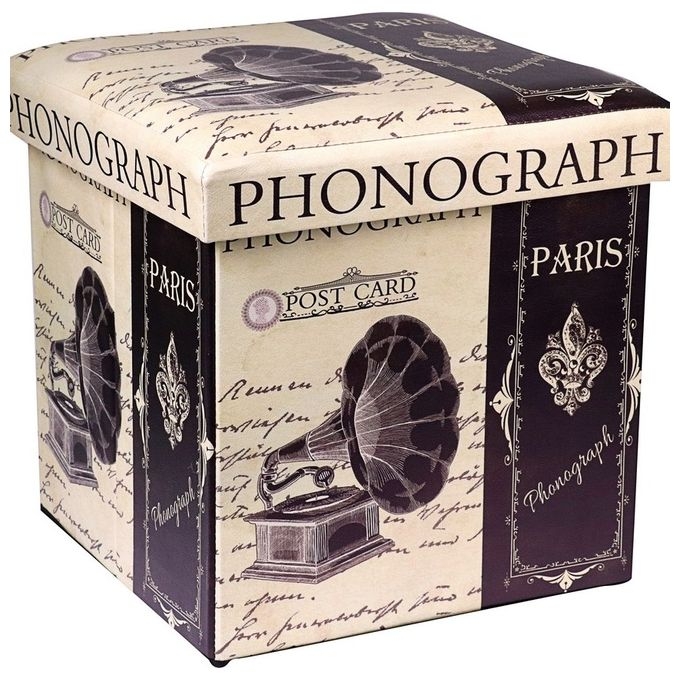 Pouf Pighevole Phonograph 36x36x36
