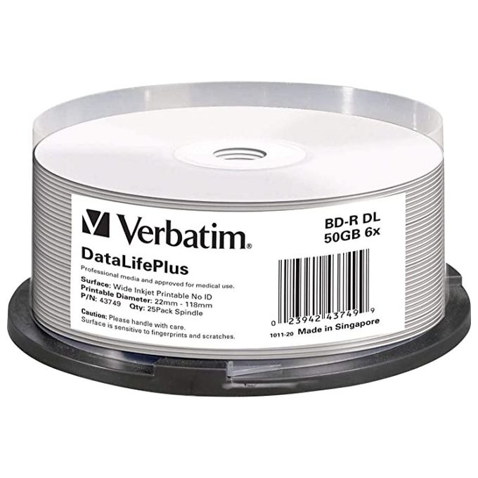Verbatim 43749 Read/write Blu-ray