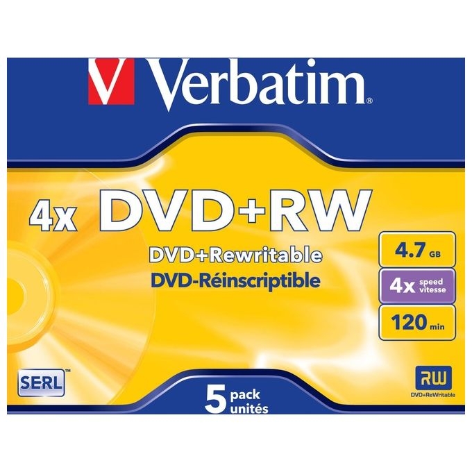 Verbatim DVD+RW 4x 4,7GB