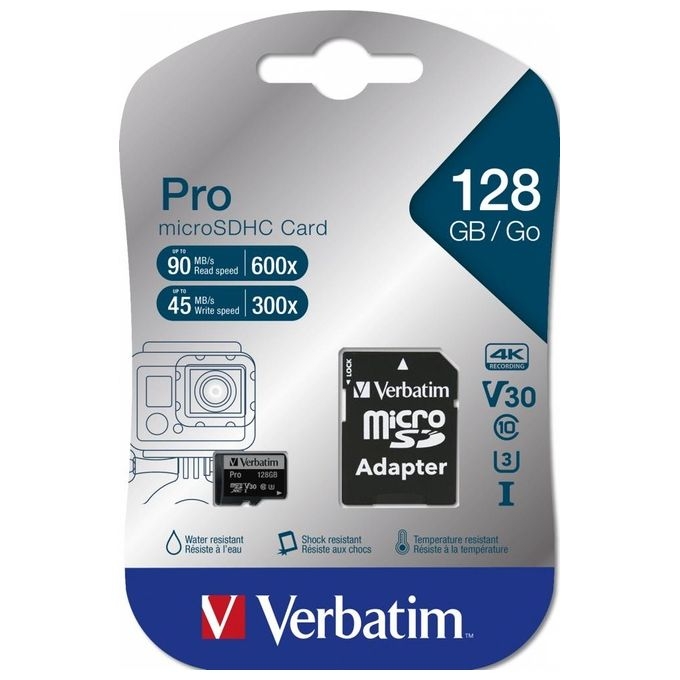 Verbatim Pro 128Gb MicroSDXC