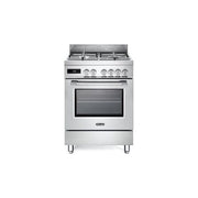 DeLonghi PRO 66 MAL PZ Cucina a Gas Inox e Nero