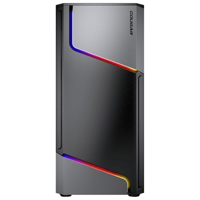 Cougar Cabinet atx midi Tower Cougar Mx360 rgb Gaming nero 210x460x378mm 7slot 2x3,5' 2x2,5' Vetro 1xfanrgb