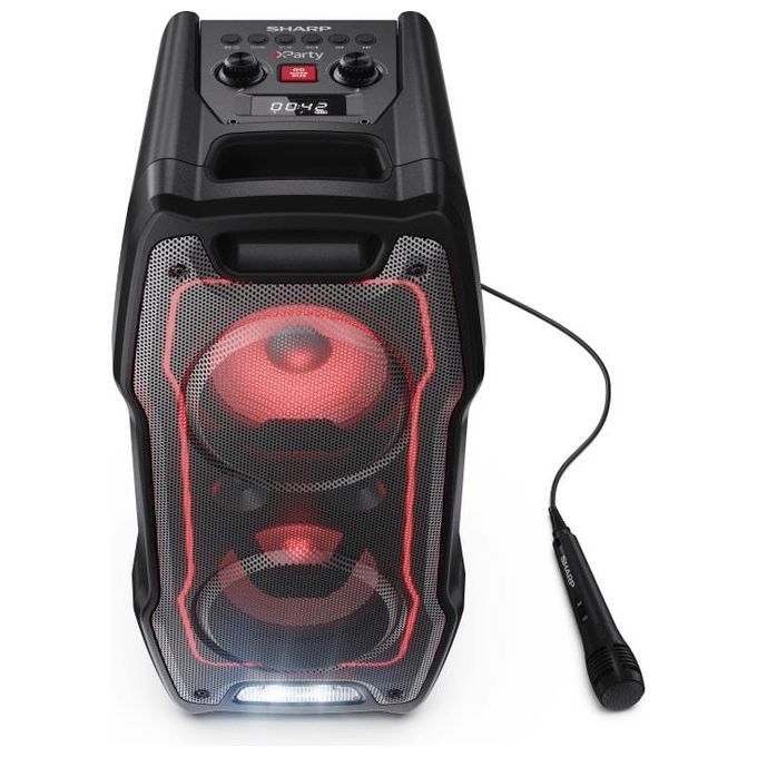 Sharp PS-931 Party Speaker Bluetooth 180 Watt con microfono TWS e batteria integrata