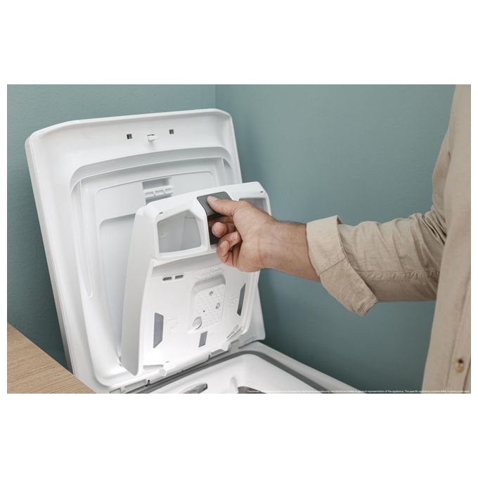 [ComeNuovo] Candy TCA273D2-S Lavatrice Carica dall'Alto 7 Kg Classe D Centrifuga 1200 giri Profondita' 60 cm Wi-Fi colore Bianco