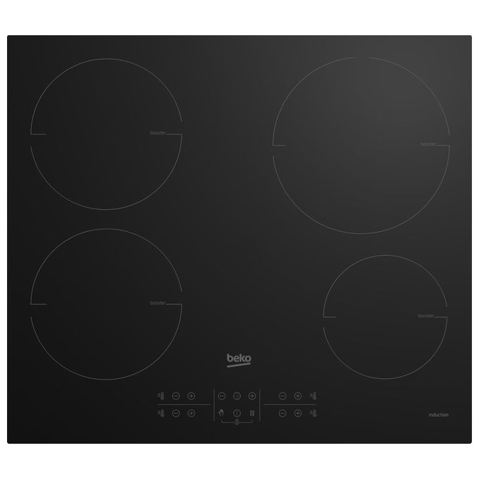 BEKO HII 64200 MT Piano Cottura Induzione 4 Fuochi 60 cm Vetroceramica colore Nero