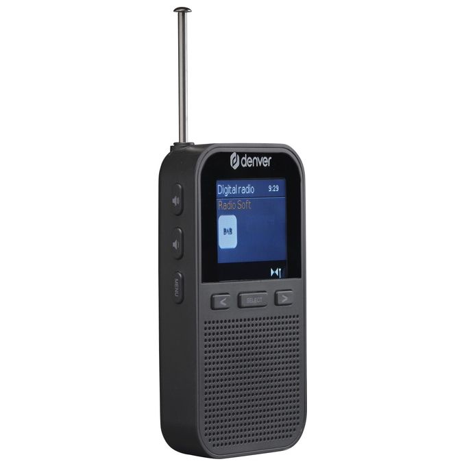 Denver DAH-126 Pocket Dab-FM Radio con Batteria Ricaricabile
