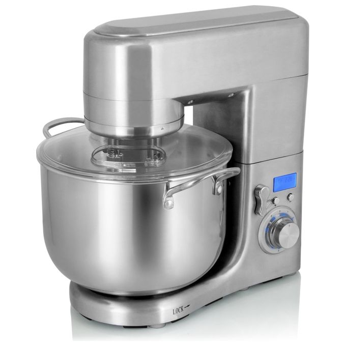 RGV Pastaprof PL10S Impastatrice Planetaria 10 Litri Doppio Gancio 1500W 6 Velocita' Silver