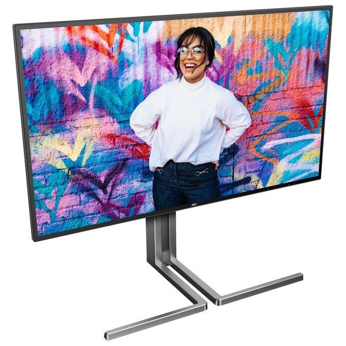 AOC U27U3CV Monitor PC 27'' 3840x2160 Pixel 4K Ultra HD LCD Nero