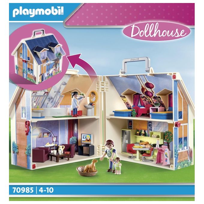 Playmobil Dollhouse Costruzioni Casa delle Bambole Portatile