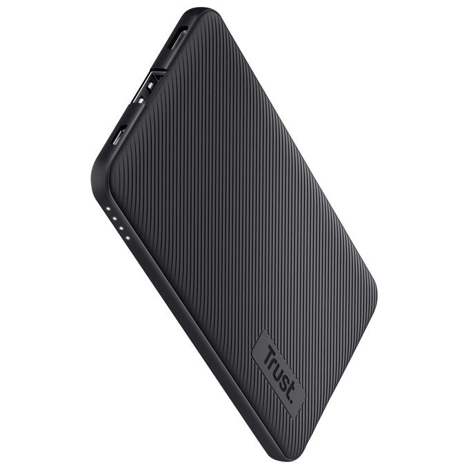 Trust 24679 Primo Powerbank 5000 mAh USB-C USB-A Ricarica Rapida 15 W colore Nero