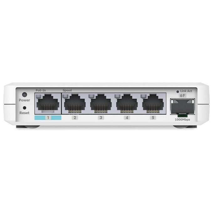 EnGenius EXT1106 Switch di Rete L2 Gigabit Ethernet (10-100-1000) Supporto Power over Ethernet Bianco