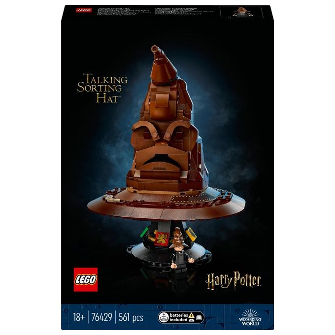 Lego, Il Cappello Parlante di Hogwarts, Set Costruzioni, 561 Pezzi, Harry Potter