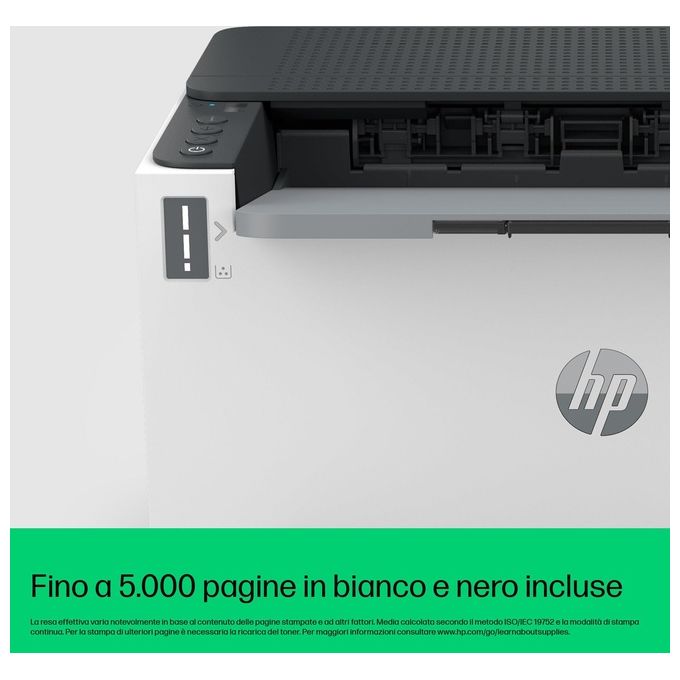 HP LaserJet Stampante Tank 1504w Bianco e Nero Dimensioni Compatte Risparmio Energetico Wi-Fi Dual Band