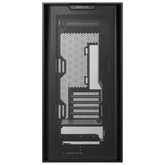 ASUS A21 Case micro-ATX, Radiatori fino a 360 mm, Schede Grafiche fino a 380 mm, Raffreddamento efficace, Cable Management, Chassis Nero