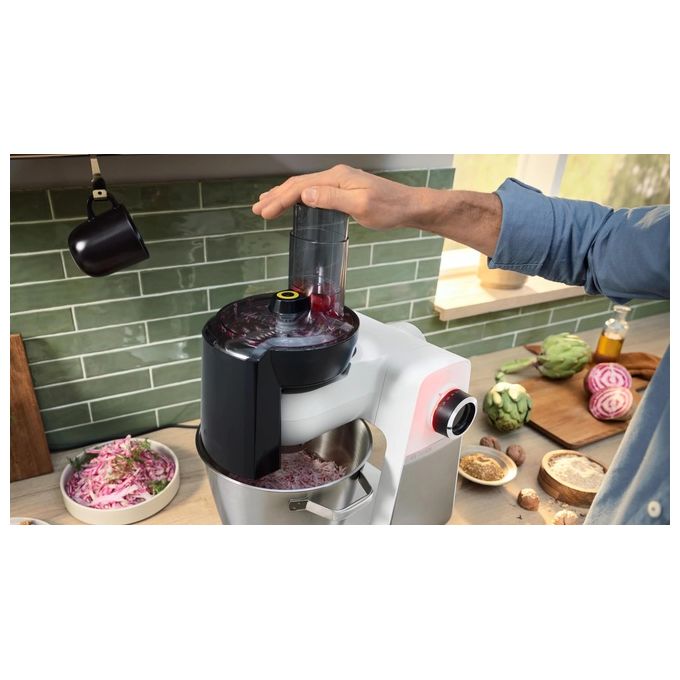 Bosch MUZ S68VL Set di Accessori VeggieLove Dischi in Acciaio Inox