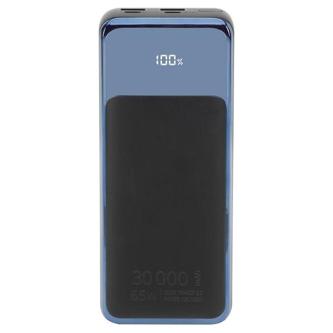 Rivacase Battery Bank 30.000 Mah 65W Qc-Pd per Laptop