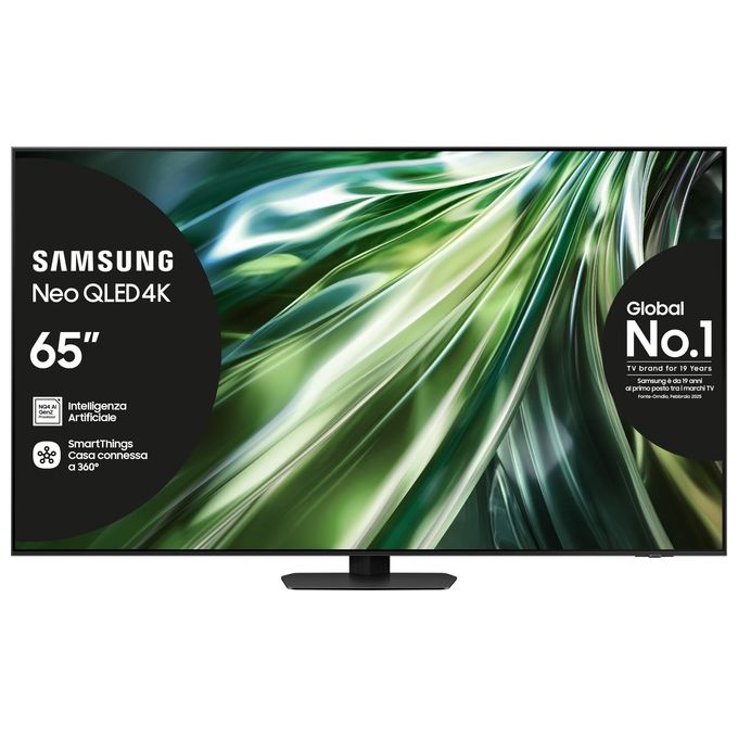 Samsung Neo QLED 4k QE65QN90DATXZT 65 pollici Smart Tv processore NQ4 AI GEN2 TECNOLOGIA QUANTUM MATRIX DOLBY ATMOS OTS