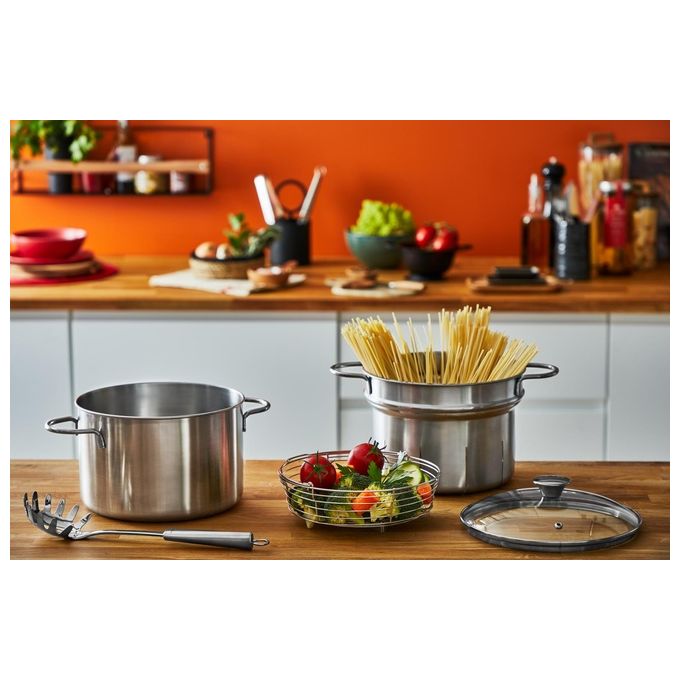 Lagostina 010166020922 Pastaevapore 22cm Speciali Acciaio